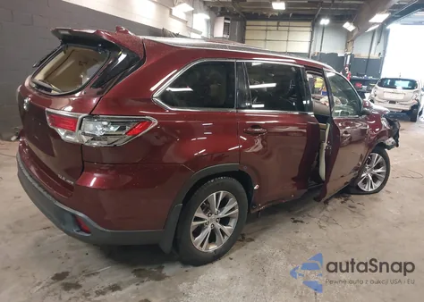 2015 Toyota Highlander Xle V6 z USA, uszkodzony, nr VIN 5TDJKRFH4FS139389